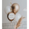 PD-Party 7023213 Plastic Hanging Party Decoration - Congrats, Gold/White, 14