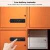 Smart Electronic Password Lock Security Alarm Coded Locker with Flat