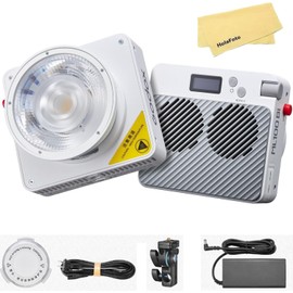 Godox ML100BI 100W Bi-Color LED Video Light,Light Body Control or APP,2800-6500K 34300LUX@1m,11 FX Effects,Godox Mount Continuous Output Lighting CRI 97+/TLCI 98+ for Video Recording Photography