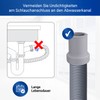 VIOKS Drain Hose Adapter / Drain Hose End Piece 19
