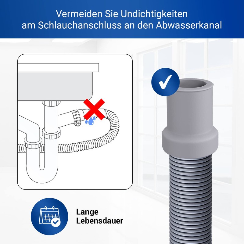 VIOKS Drain Hose Adapter / Drain Hose End Piece 19