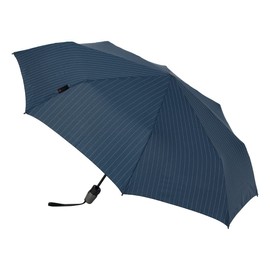 Knilpes T.220 Men's KNT220 Knirps Folding Umbrella, Automatic Open/Close, 5 Year Warranty (4200) Pinstripe Navy, (4200) Pinstripe Navy
