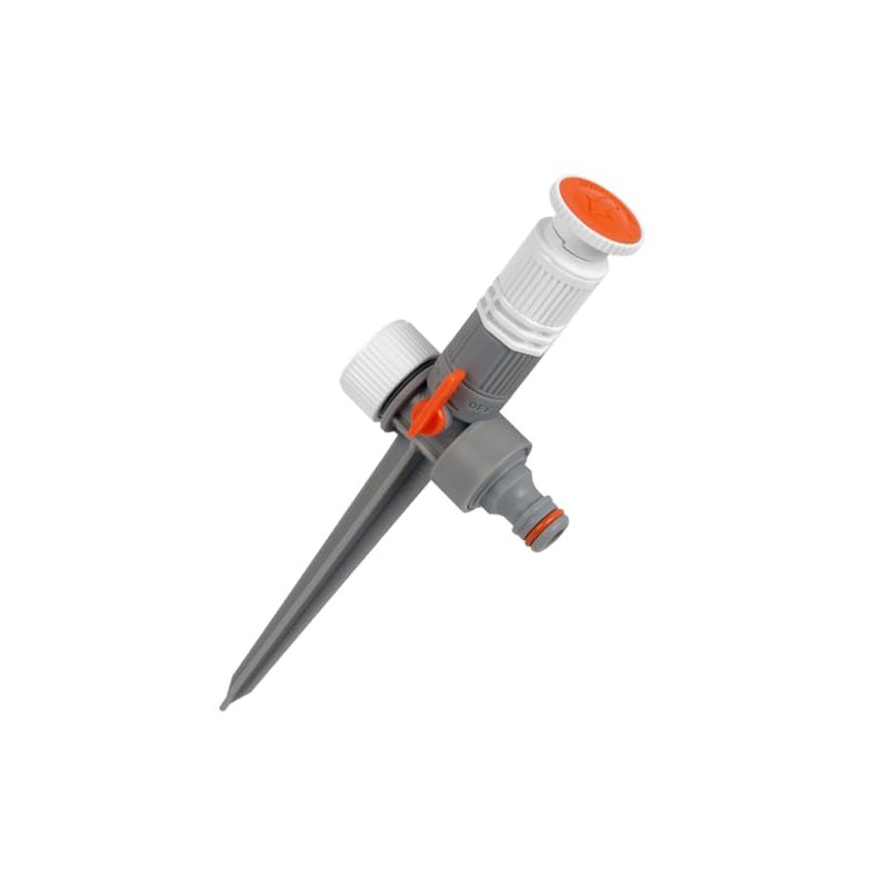 White Line 0-360° Circular Sprinkler with Ground Spike 80 m²