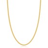Jewlpire Gold Chain Necklace for Men, 2.5mm Wheat Chain Necklace,