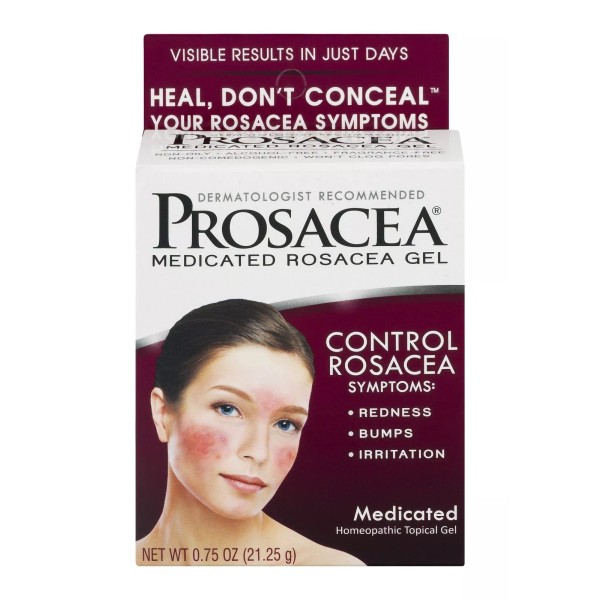 PROSACEA Medicated Rosacea Homeopathic Topical Gel Non-comedogeni