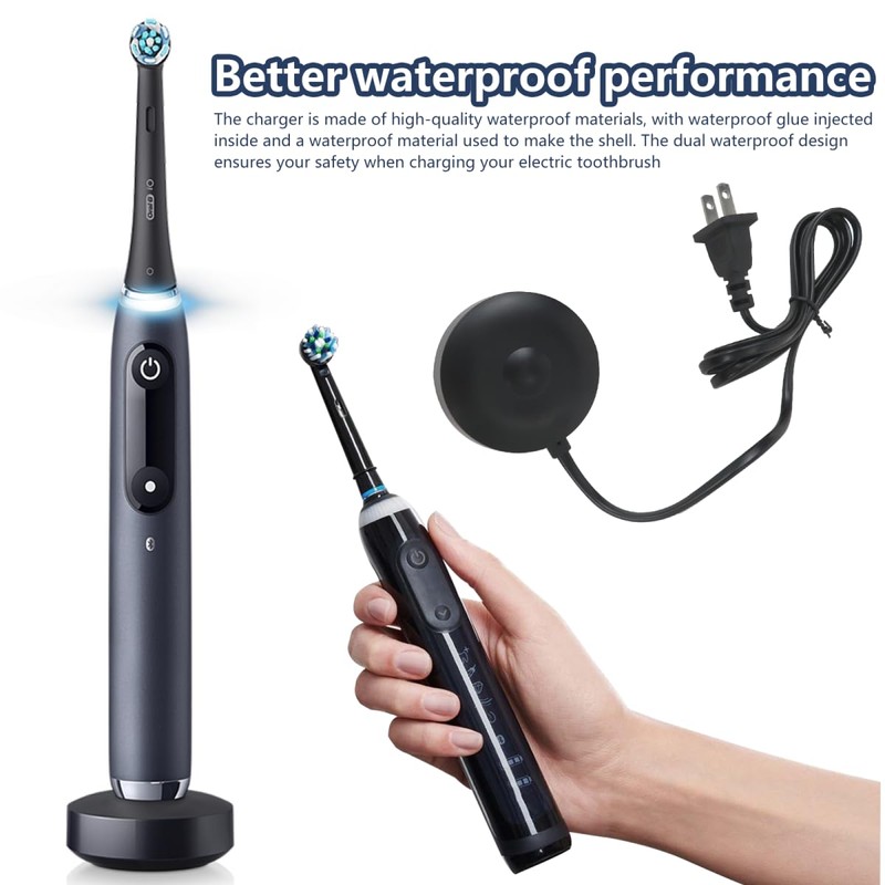 KOGUNXU for Oral-B iO 9/8/7 Magnetic Charger with Waterproof Design