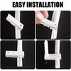 5 Meters (16.4FT) Flexible Bendable Ceiling Curtain Track,Room Divider, Window