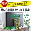 Sanwa Direct 200-QL017 Television Fall Prevention Belt, VESA Mounting, Double-Sided