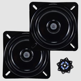 7inch 2 Pack Boat Seat Swivel Base Replacement - Mount Clamp Parts for Bass Boats,Van, Bar Stool & Chair Accessories, Swivel Plate & Seat Bracket