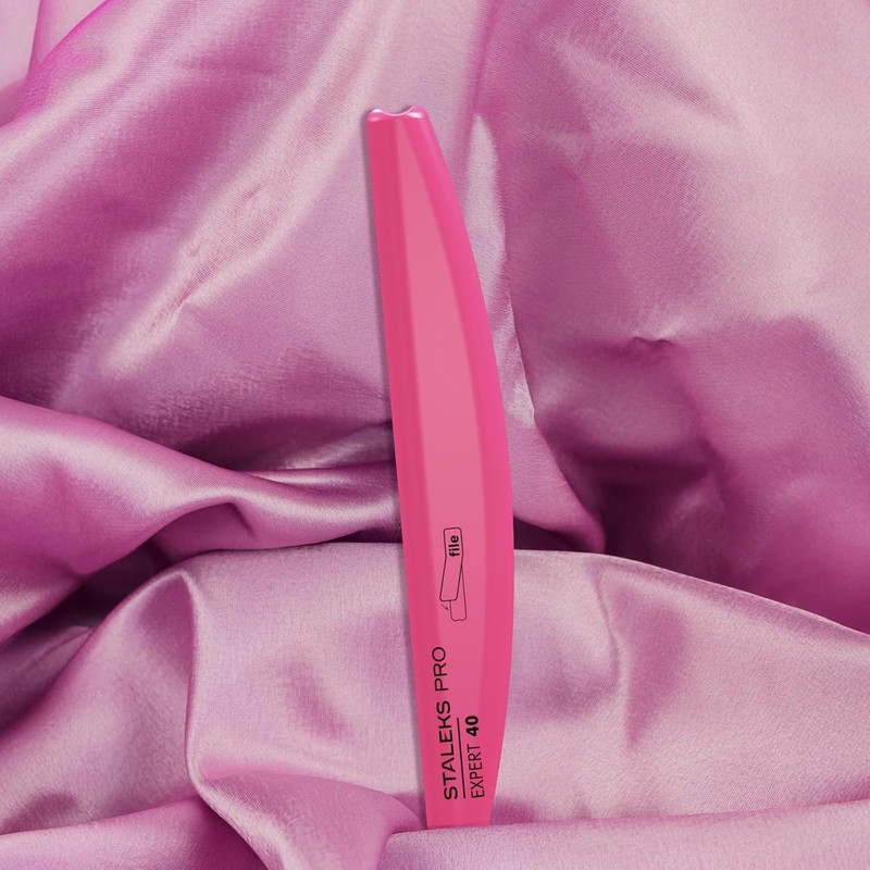 Staleks Pro EXPERT 40 Slanted Plastic Crescent Nail File BASE
