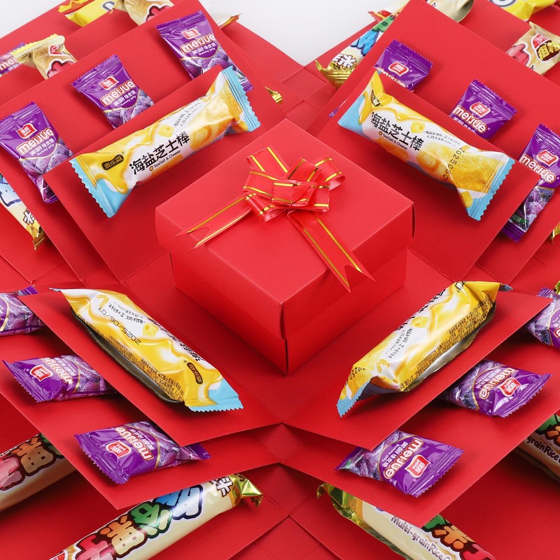 JIANTA 5 Layer Creative Explosion Gift Box, Snack Explosion Box