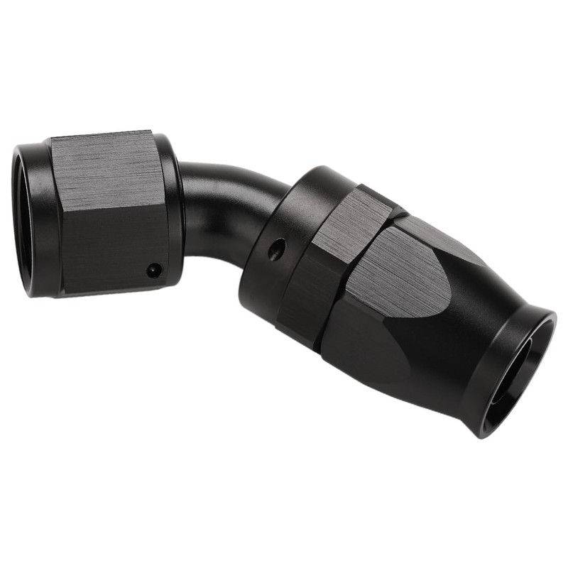 Podavelle 10AN PTFE Hose End Fitting 45 Degree Elbow Swivel