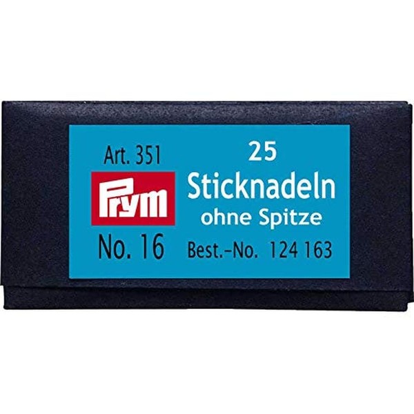 Prym 124163 Embroidery Needles without Sp. ST 16 1.60 x