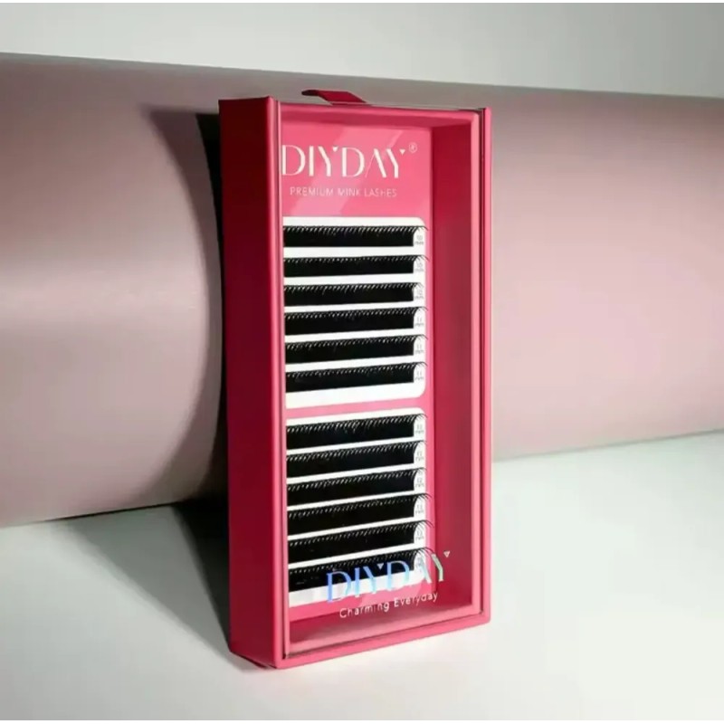 Pestañas Diyday Fairy Lashes, Espiga Prearmada, Efecto Wet