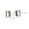 Healifty 100Pcs Bandage Clip Bandage Wrap Clips Stretch Metal Clips