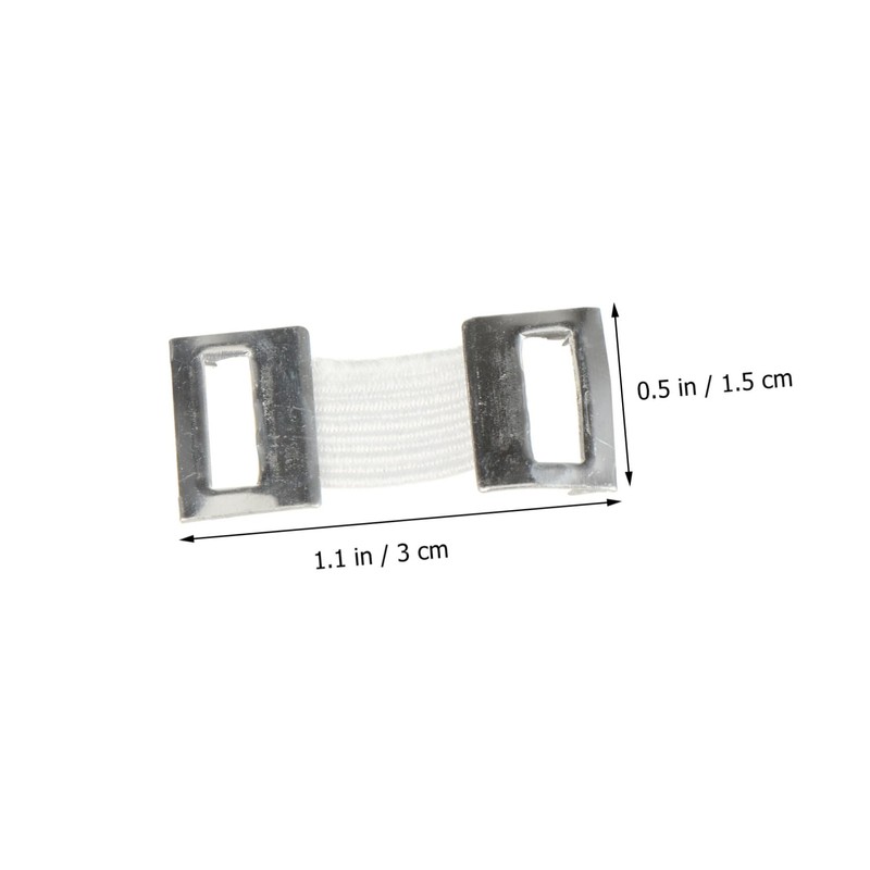 Healifty 100Pcs Bandage Clip Bandage Wrap Clips Stretch Metal Clips