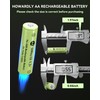 Howardly Ni-MH AA 600mAh 1.2v Rechargeable Battery for Solar Lights,