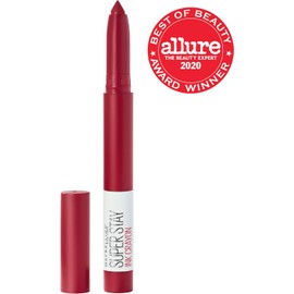 Maybelline New York - Lápiz labial SuperStay Ink Crayon, lápiz labial mate de larga duración, 0.04 onzas