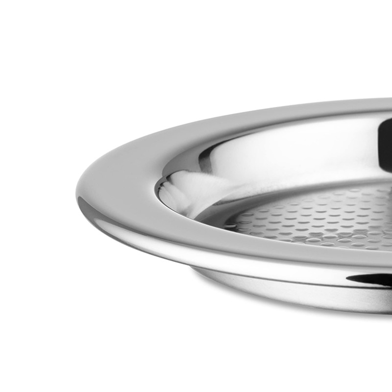 Alessi - 5009/15 - sottobottiglia in Acciaio satinato Con Bordo