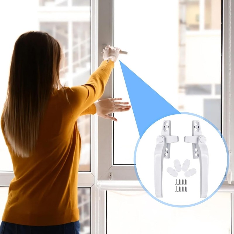 2Pcs Window Handle, Double Glazing Window Handles, Window Handle Replacement,