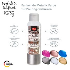 Viva Decor Metallic Effect Pouring 120 ml Acrylic Casting Technology Magenta