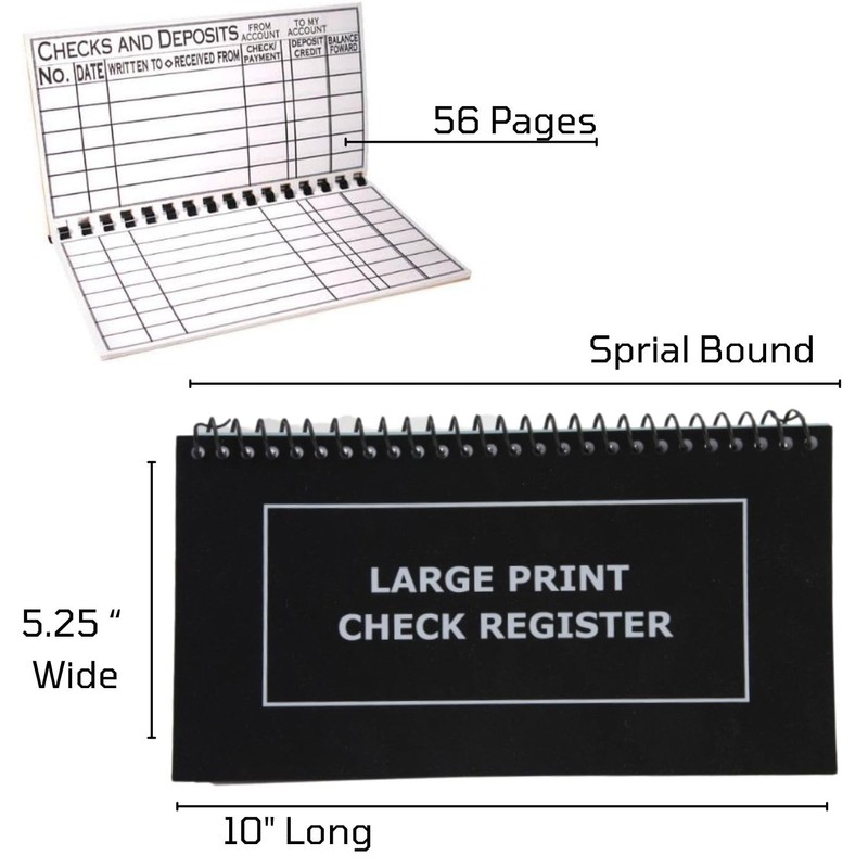 The Giant Print Check Register