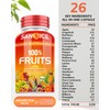 Fruits and Veggies Supplement, Natural Fruit and Vegetable Vitamins Soy