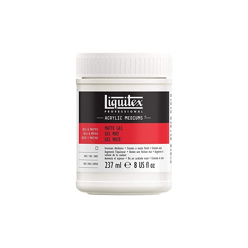 Liquitex Gel Brillante Mate, 8-0z