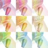Sirena Uñas Foil 10 Tiras 20 Cm Cu,bolsa Celofán Agua