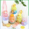 zhongguoqiaomao Duck Straw Bottle 800 ml Duck Water Bottles with
