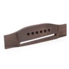 Guitar Bridge + Guitar Saddle Nut, Adjustable Wood 6 String