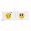 Thermee Micro Flannel Novelty Pillow Case, Standard Queen, Emojis