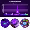 MOWETOO UV Flashlight, Portable Blacklight Flashlight, LED Torch with White
