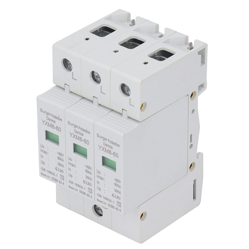 3P Surge Protective Device Flame Retardant PC Material Voltage Protection