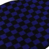 Generic 4PCS UNIVERSAL CHECKERED STYLE BLUE Fabric Car Floor Mats