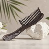 TAN MUJIANG TAN KITSAN "Serve" Hair Comb | African Ebony