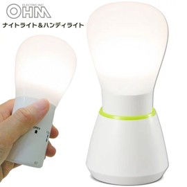 LED Push Light OHM NIT-BLA6PB-WL 06-0330