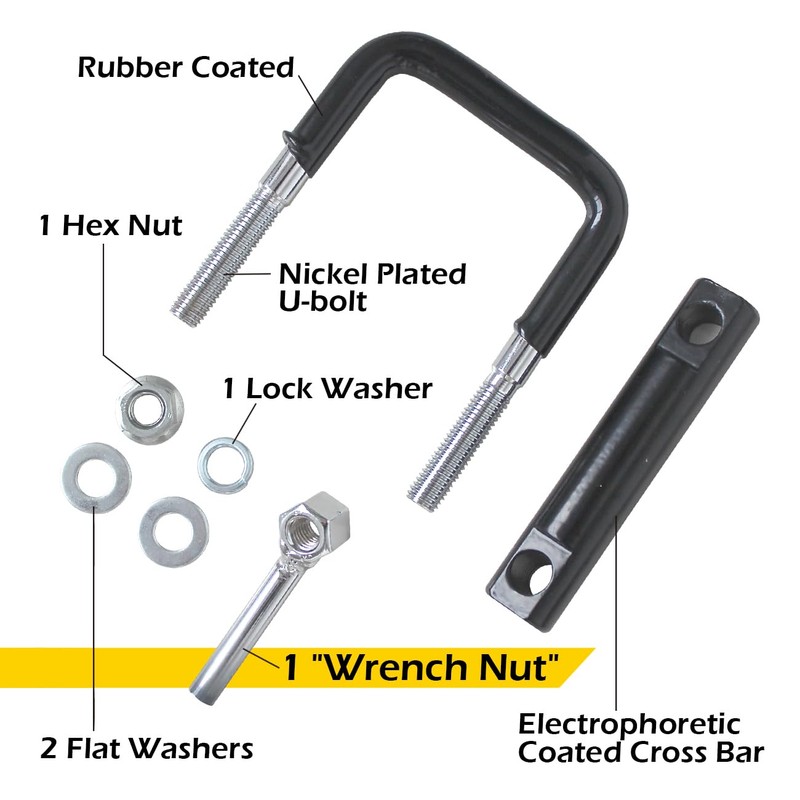MaxxHaul 50831 Hitch Tightener Anti Rattle Stabilizer for 2" Hitches