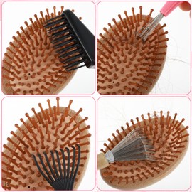 Oruola 5pcs Comb Cleaner Tool, Hair Brush Cleaning Tool, Different Specifications of Hairbrush Cleaner,Comb Cleaner for Removing Hair Dust Home Salon Use,Hairstylist Essentials (5 Style)