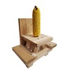 Combo Picnic Table Squirrel Corn Cob Feeder and Bulk Corn