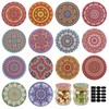 CONEHOY 14 Pcs Yogurt Jar Lids with Silicone Sealing Rings