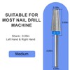Vnjaoi 5-in-1 Nail Drill Bits 3/32 Inch Nail Cutter Attachments