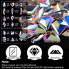 18 Styles Multi-shaped Glass Gemstones for Nails and 6 Sizes