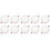 AB Elektro LED Recessed Spotlight 230 V Flat – Set