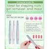 La SACHI Nail File Washable Nail File Set - 6