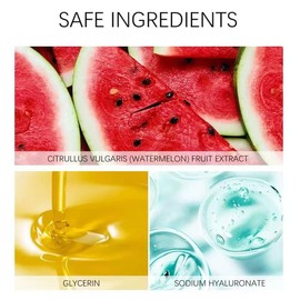Watermelon Niacinamide Serum, Niacinamide Face Serum, Hydrating Facial Serum with Hyaluronic Acid, Minimize Pores, Even Skin Tone, Refine & Balance Skin