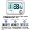 Digital 99h 59m 59s Kitchen Timer & Alarm Clock, Loud