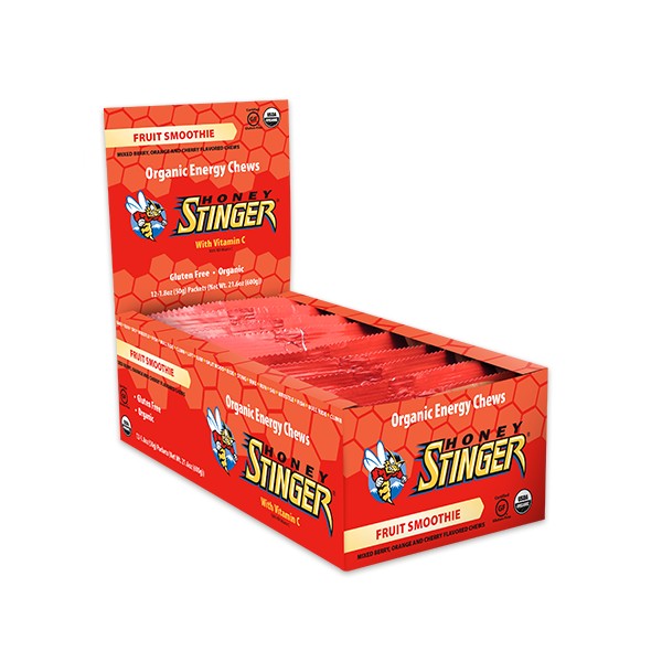 Honey Stinger Organic Energy Chews Fruit Smoothie 12 x 50 g
