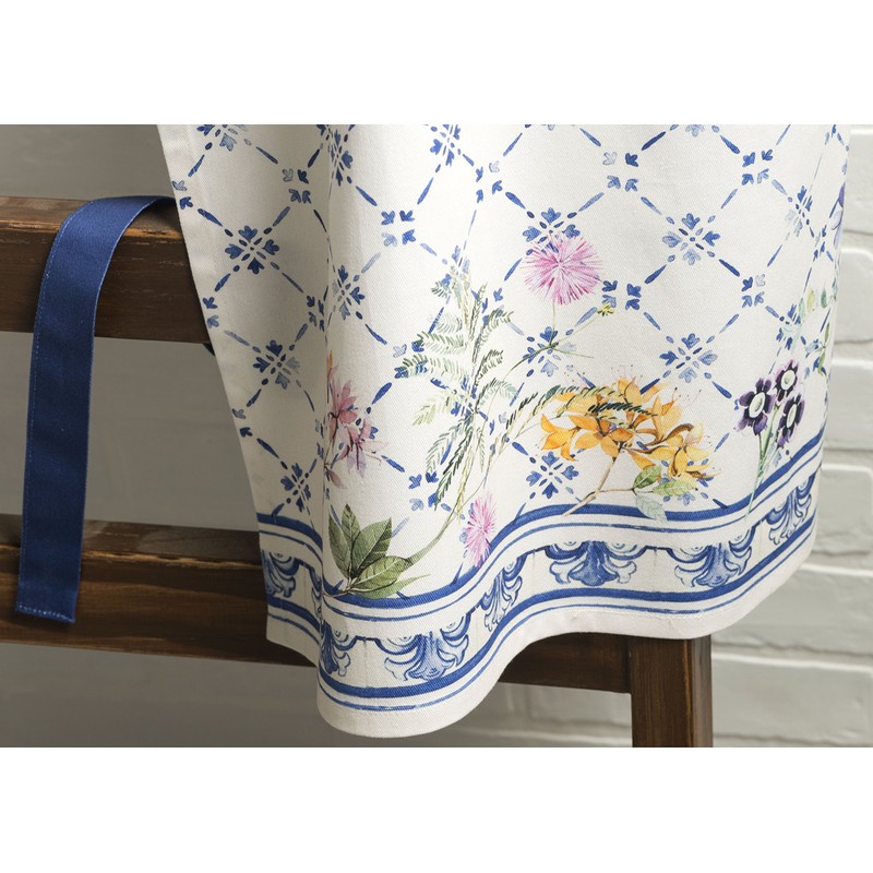 Maison d'Hermine 100% Cotton 1-Piece Kitchen Apron with Adjustable Neck
