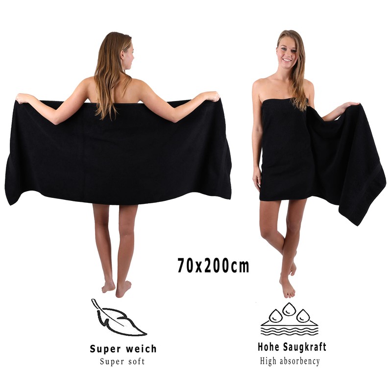 Betz XXL Sauna Towel, Bath Towel, Beach Towel, 100% Cotton